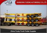 3 Axles Chassis Container Trailer 20ft / 40ft Containers Transporting