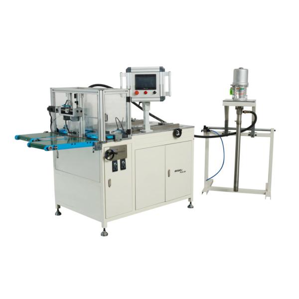 Quality End Caps Gluing Oil Filter Making Machine Hot Melt Glue 40 Pcs / Min Speed for sale