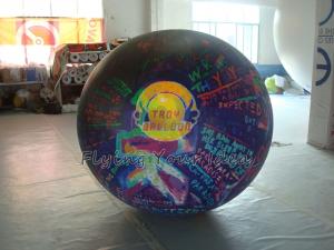 China Reusable durable Big PVC helium balloon with total digital printing for advertising on sale