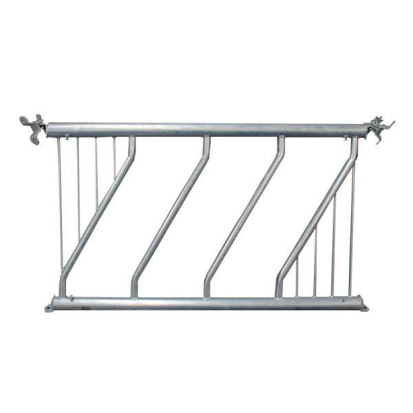 High Rigidity Cattle Feed Barriers Gates , Locking Yoke Feed Barriers