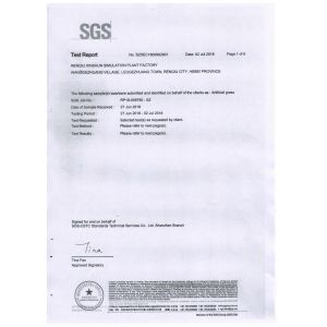 LANGFANG PALM TREE ART AND CRAFTS CO., LTD. Certifications