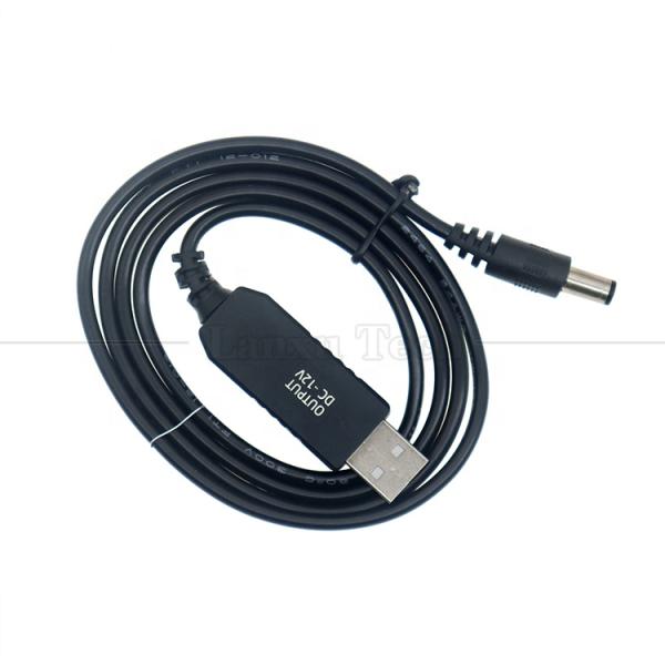Multi Function 5V USB to 12V 9V DC 5.5x2.1mm Boost Set Up Power Converter USB Cable for Wifi Router Speaker Lamp