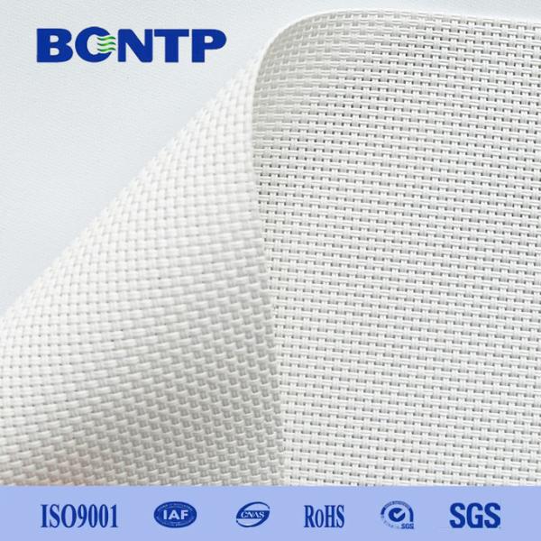White 5% Openness Sunscreen Mesh Roller Shade Fabric Commercial Roller Blinds 1