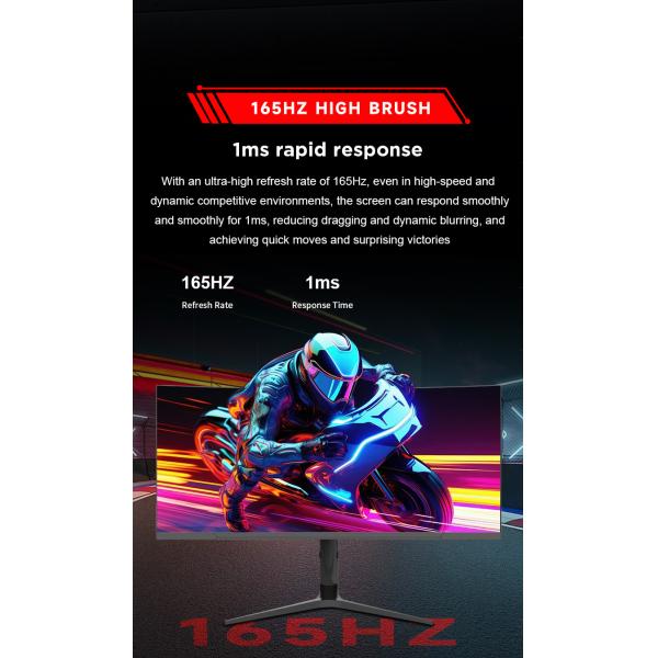 34 Inch 1500R Curve Rate Widescreen Gaming Monitor 144Hz 165Hz 180Hz With Adjustable Bracket