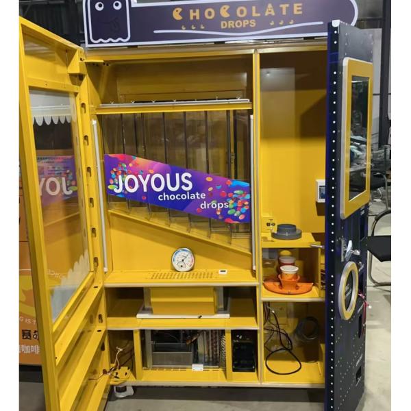 Smart Fully Automatic 7 Storage 100% Fruit Marshmallow Candy Dispenser Multi Flavor Chocolate Sugar Bean Candy Vending Machine