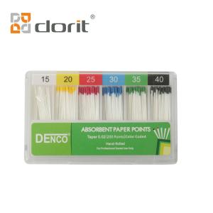 China CE ISO Gutta Percha Paper Points Dentsply Taper Color Other Dental Equipment wholesale