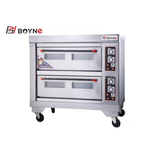 Stainless Steel Deck Oven 220v Two Deck Two Tray for Restaurant