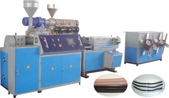 Auto Plastic Pipe Extrusion Line for pe Corrugated Optic Duct Cable Protection Sleeve Pipe