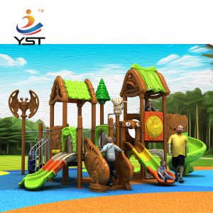 China Kindergarten Childrens Plastic Slide , Durable Toddler Swing And Slide Set wholesale
