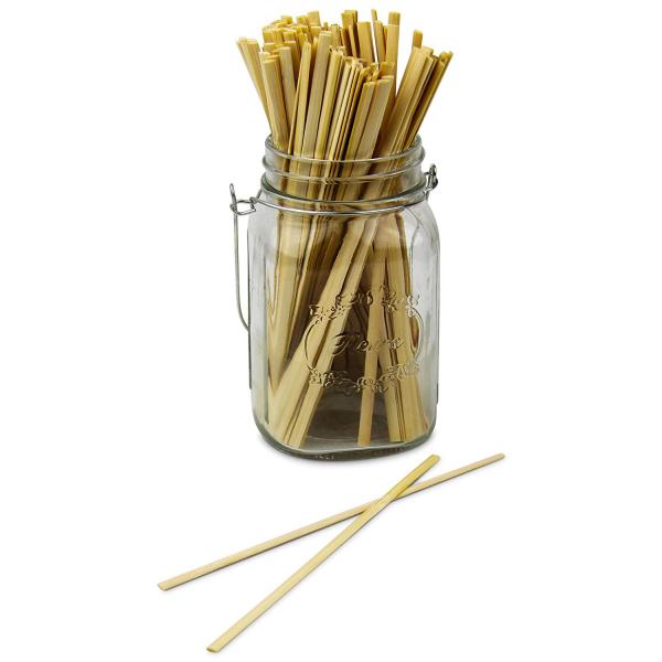 On Board Coffee Service Disposable Bamboo Stir Sticks 30pcs Packing