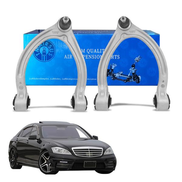 A Full Set Control Arms For Mercedes W221 2213500706 2213500806 Sway Bar Links and Tie Rods