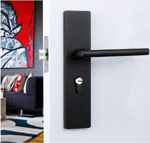 China PVC Plastic Interior Door Hardware Locks Wood Composite Door Hardware wholesale