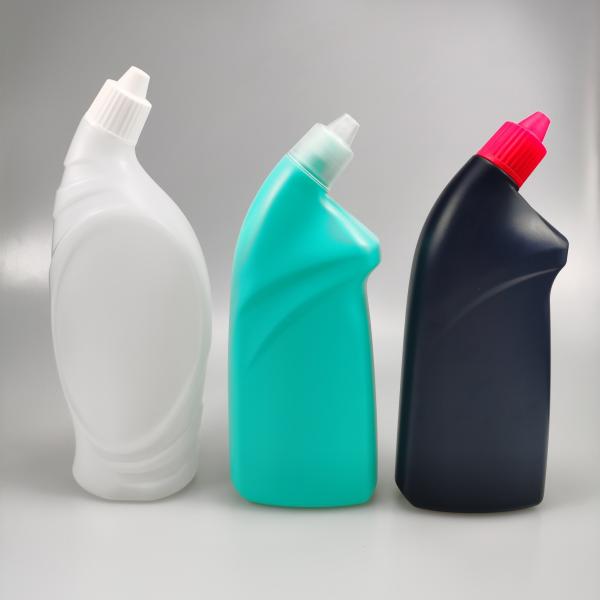 Decal Surface 700ml PETG Body Material Toilet Cleaner Bottle for Refillable Detergent