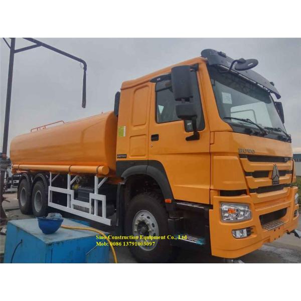 23m3 Liquid Tanker Truck 336hp Euro II Sinotruk Howo 6x4 Water Tanker Lorry