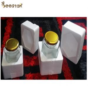 China 180ml 280ml 380ml Bubble Wrap For Transparent Honey Glass Jar on sale