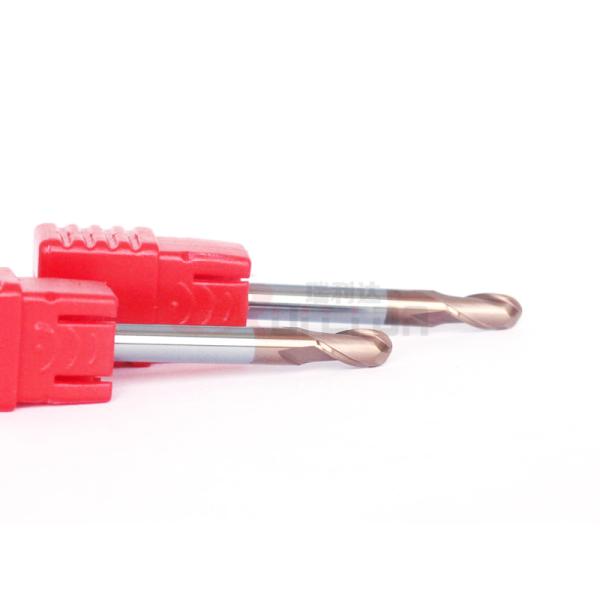 1mm 3mm 4mm ball nose end mill cutter for stainless steel double flute TiSiN Coating