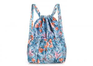 China 210D Polyester Drawstring Sack Bag Waterproof Drawstring Backpack wholesale