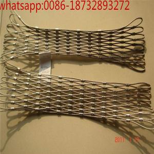 China stainless steel wire rope mesh/Stainless steel Wire Rope Mesh for Bird Animal Fence Mesh/stainless steel rope mesh  z wholesale