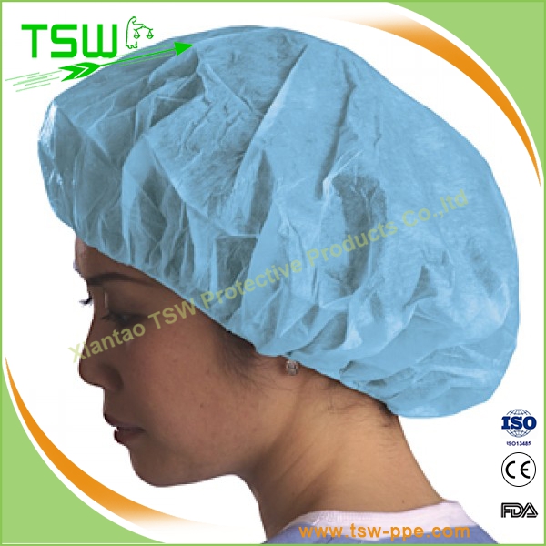 Soft Lightweight Polypropylene Non Woven Surgical Cap