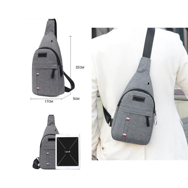 Mountaineering Cross Shoulder Sports Bag Custom Size Small Crossbody Gym Bag