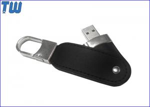 China Personalized Leather 32GB USB Stick Drive Device Safe Metal Buckle on sale