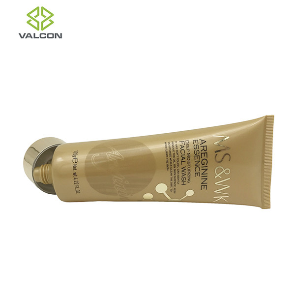 Logo Design Plastic Tube Containers For Facial Wash Cleansing UV Screw Cap