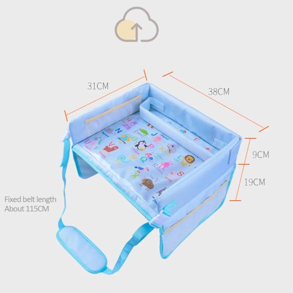 Customized Waterproof Baby Car Seat Tray Kids Stroller Car Seat Food Holder Desk