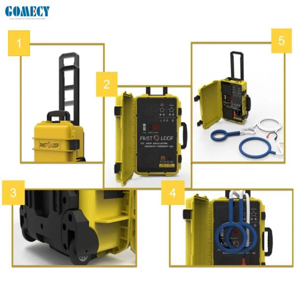 PMST Loop Pulsed Magnetic Therapy Machine With Butterfly Loop For Relieves Pain