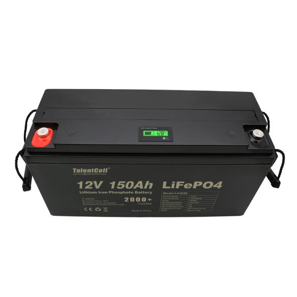 lithium iron phosphate battery 150ah lifepo4 cells 12v LED Display