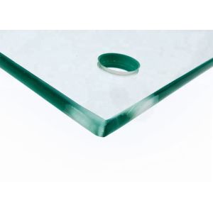 Buy cheap 10mm 19mm 20 mm Toughened Glass , Clear Tempered Glass With Drill Holes from wholesalers