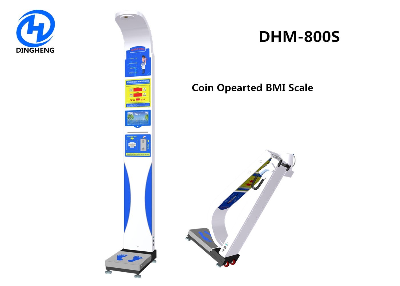 China High Accuracy Height Weight Scale , Weighing Scale With Height Measurement wholesale