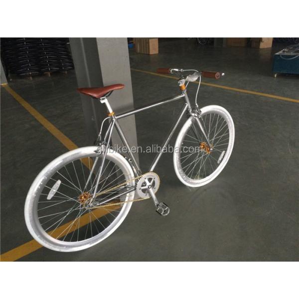 43mm Alloy Rim 700C Fixed Gear Cycle with Electroplate Finish and Chrome Steel Frame
