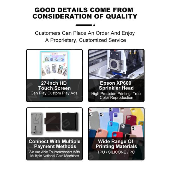 Innovative Smart Phone Case Diy Printer Vending Machine Phone Case Vending Machine