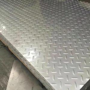 China JIS SUS410 SUS420 Stainless Steel Checkered Plate Length 2000mm 2440mm 3050mm 3500mm on sale