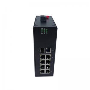 China Full Gigabit Industrial Ethernet Network Switch 10 Ports DC 12V - 58V ZC-S2010TG on sale