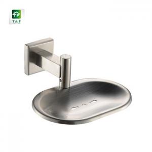 China Brushed Polished Bathroom Hardware Sets , 304 Stainless Steel Soap Dish Holder wholesale