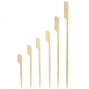 China 9cm Bamboo Paddle Pick Natural Wooden Kebab Sticks For Cocktails on sale