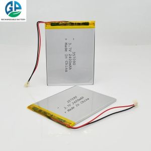 2400mah 3.7v Lithium Polymer Battery Pack 8.8wh