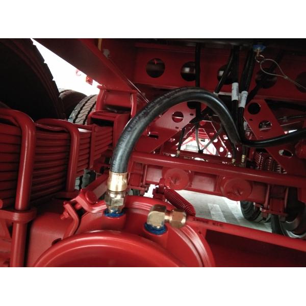 Heavy Duty Long Flatbed Semi Trailer 12R22.5 Radial Tyres For Cargo