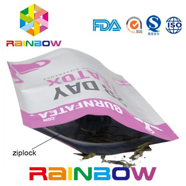 Food Grade Plastic Pouches Packaging Mylar k Laminated Tea Packing Bag