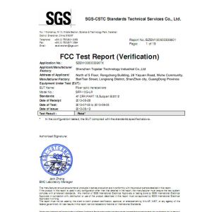 TOPSTAR TECHNOLOGY INDUSTRIAL CO., LIMITED Certifications