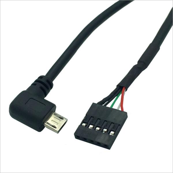 Pitch 2.54mm 5 Pin Electronics Wire Harness For Computer Motherboard