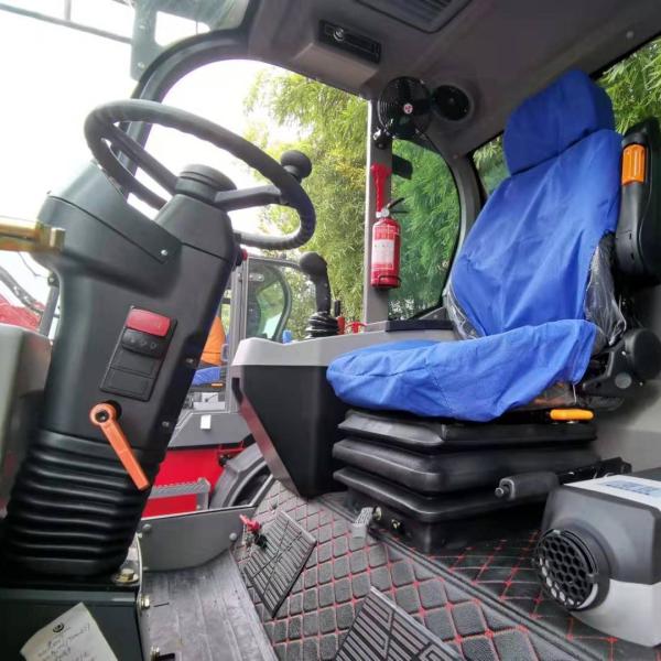 Changchai Engine Mini Telescopic Wheel Loader With Extend Bucket Boom