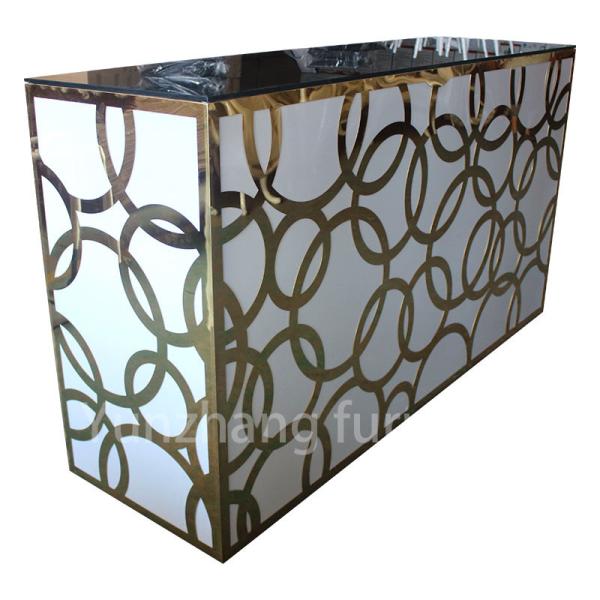 Premium Patterned Bar Table Locker Wine Rack Wedding Decoration Table