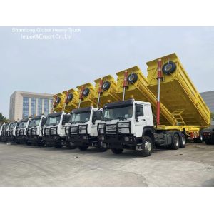 3 Axle Steel Dump Semi Trailer for Heavy Material Transport