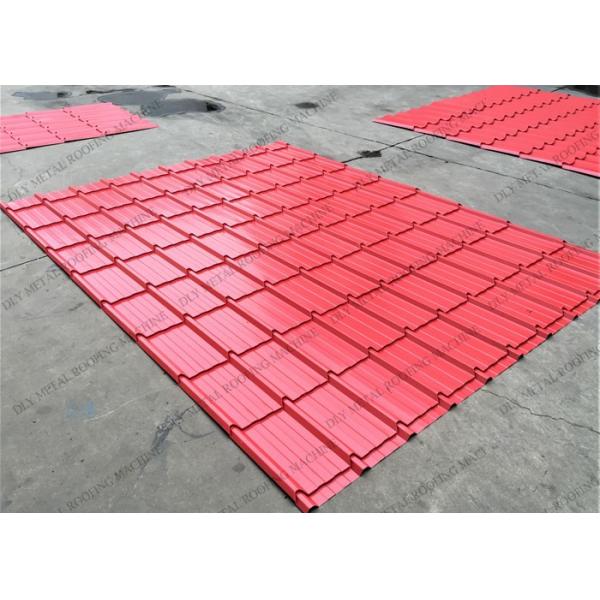 5.5kw Roofing Forming Machine Gi PLC Roofing Sheet Manufacturing Machine