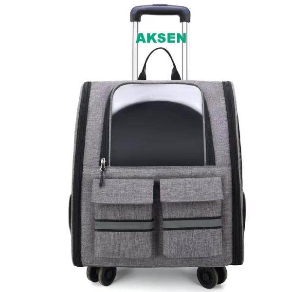 POLYESTER Pet Carrier Airline Approved Space Capsule Travel Bag for Cats and Dogs Outdoor Adventures