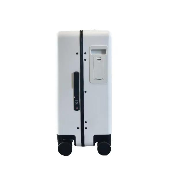 Travel Partner Fashionable Smart Riding Trolley Luggage Automatically Follows Traveler Durable TSA Lock Carry-On Suitcase