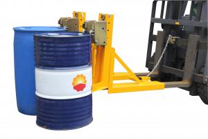 China 720Kg Load Stable Structure Forklift Drum Lifter For Two Drums Once on sale