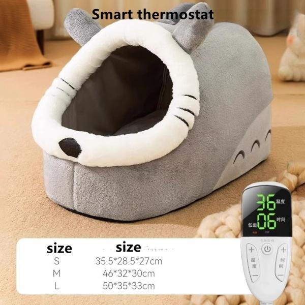 Energy Saving Electric Cat Bed Portable Smart Pet Beds With Removable Cover